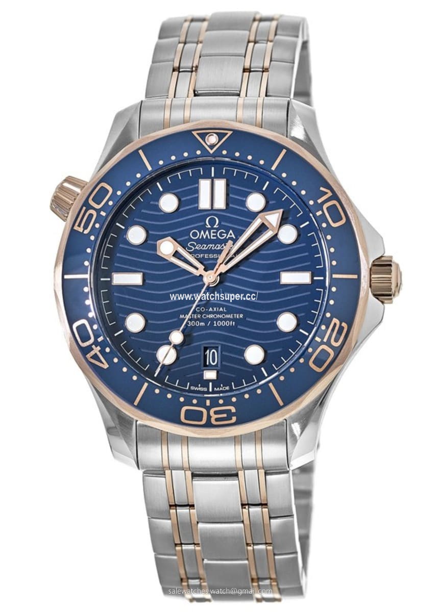 Omega Seamaster Diver 300M 210.20.42.20.03.002 Gold & Stainless Steel Watch