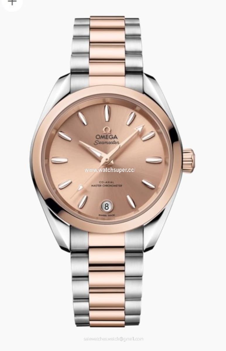 Omega Seamaster Aqua Terra 220.20.34.20.10.001 Rose Gold & Stainless Steel Watch
