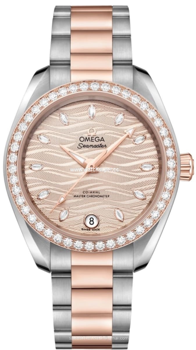 Omega Seamaster Aqua Terra 150m Master Co-Axial 220.25.34.20.59.001 Rose Gold & Stainless Steel Watch