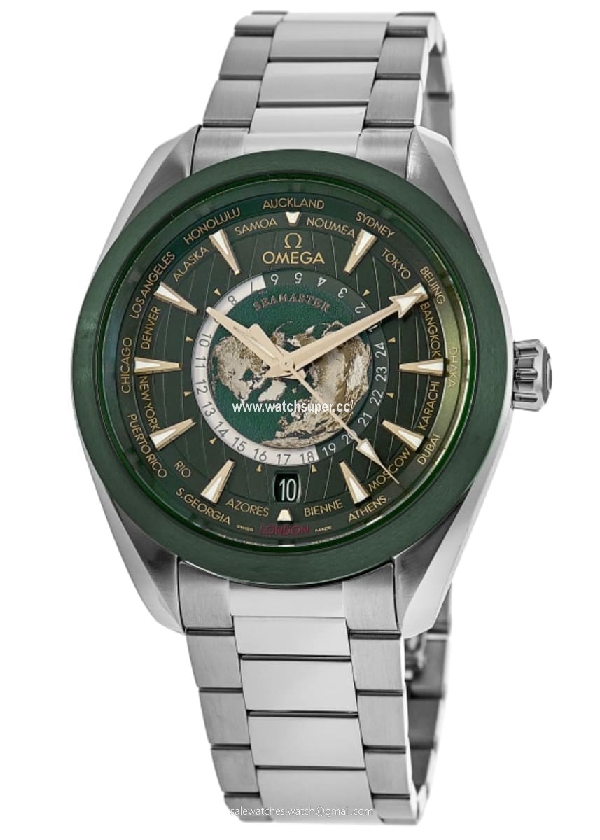 Omega Seamaster Aqua Terra 150m GMT 220.30.43.22.10.001 Stainless Steel Watch