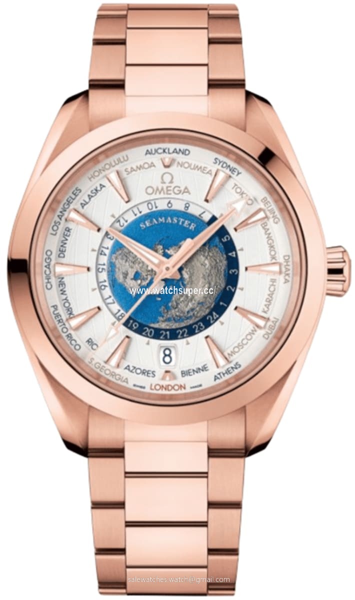 Omega Seamaster Aqua Terra 150m Co-Axial Master Chronometer 220.50.43.22.02.001 Rose Gold Watch