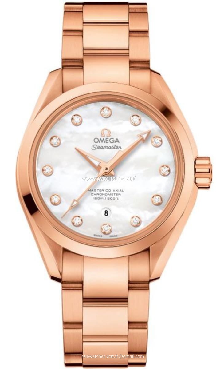 Omega Seamaster Aqua Terra 150m Master Co-Axial 231.50.34.20.55.001 Rose Gold Watch