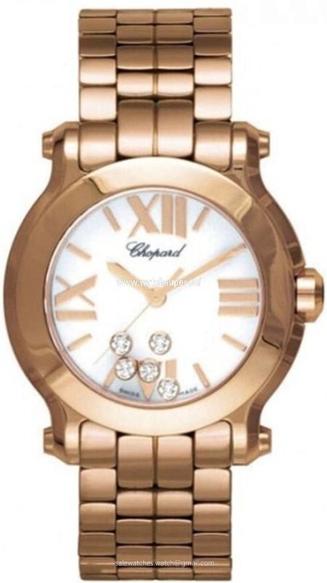 Chopard Happy Sport 30mm 274189-5011 Rose Gold Watch