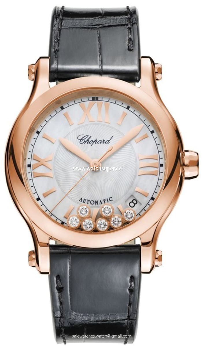 Chopard Happy Sport Medium Automatic 36mm 274808-5008 Rose Gold Watch