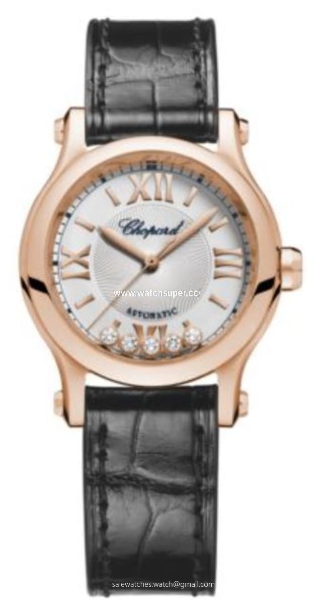 Chopard Happy Sport 30mm 274893-5011 Rose Gold Watch