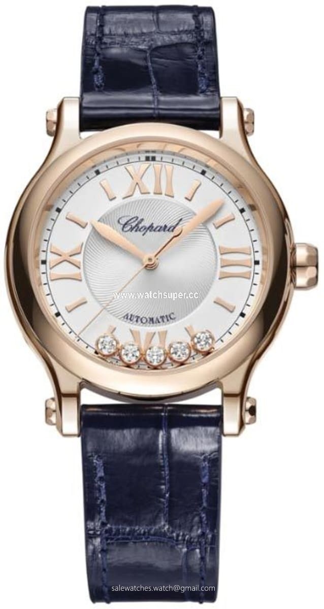 Chopard Happy Sport Automatic 33mm 275378-5001 Rose Gold Watch