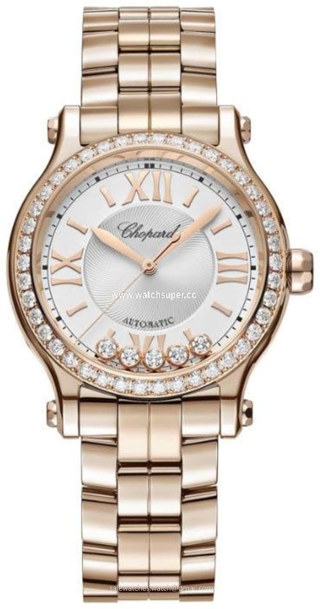 Chopard Happy Sport Automatic 33mm 275378-5004 Rose Gold Watch