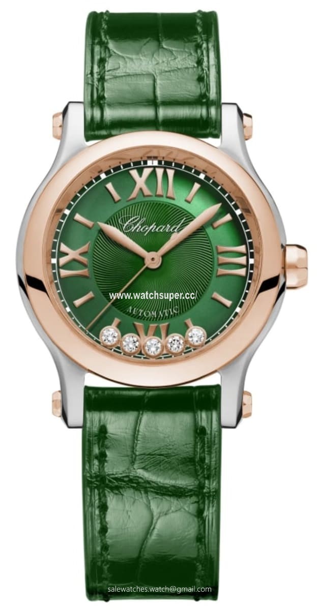 Chopard Happy Sport Mini Automatic 30mm 278573-6032 Rose Gold & Stainless Steel Watch