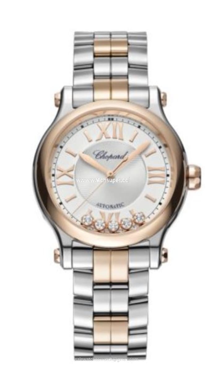 Chopard Happy Sport Automatic 33mm 278608-6002 Rose Gold & Stainless Steel Watch