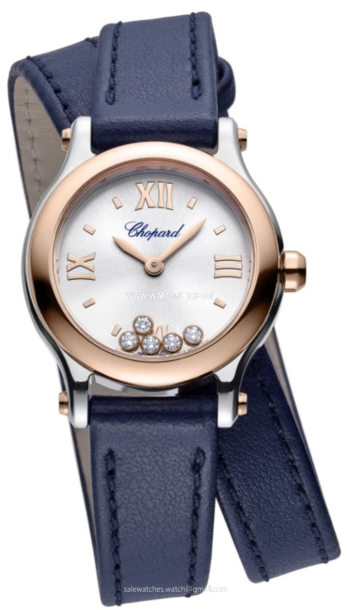 Chopard Happy Sport 25mm 278620-6001 Rose Gold & Stainless Steel Watch