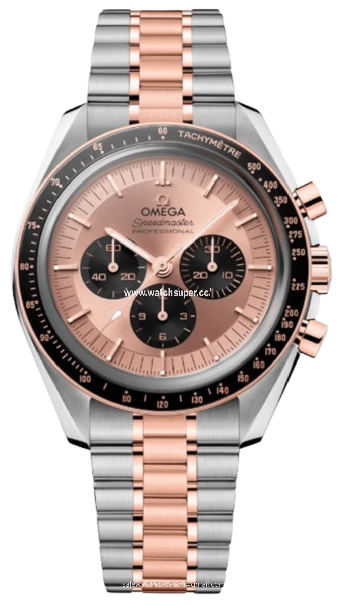 Omega Speedmaster Moonwatch Professional 310.20.42.50.99.001 Rose Gold & Stainless Steel Watch