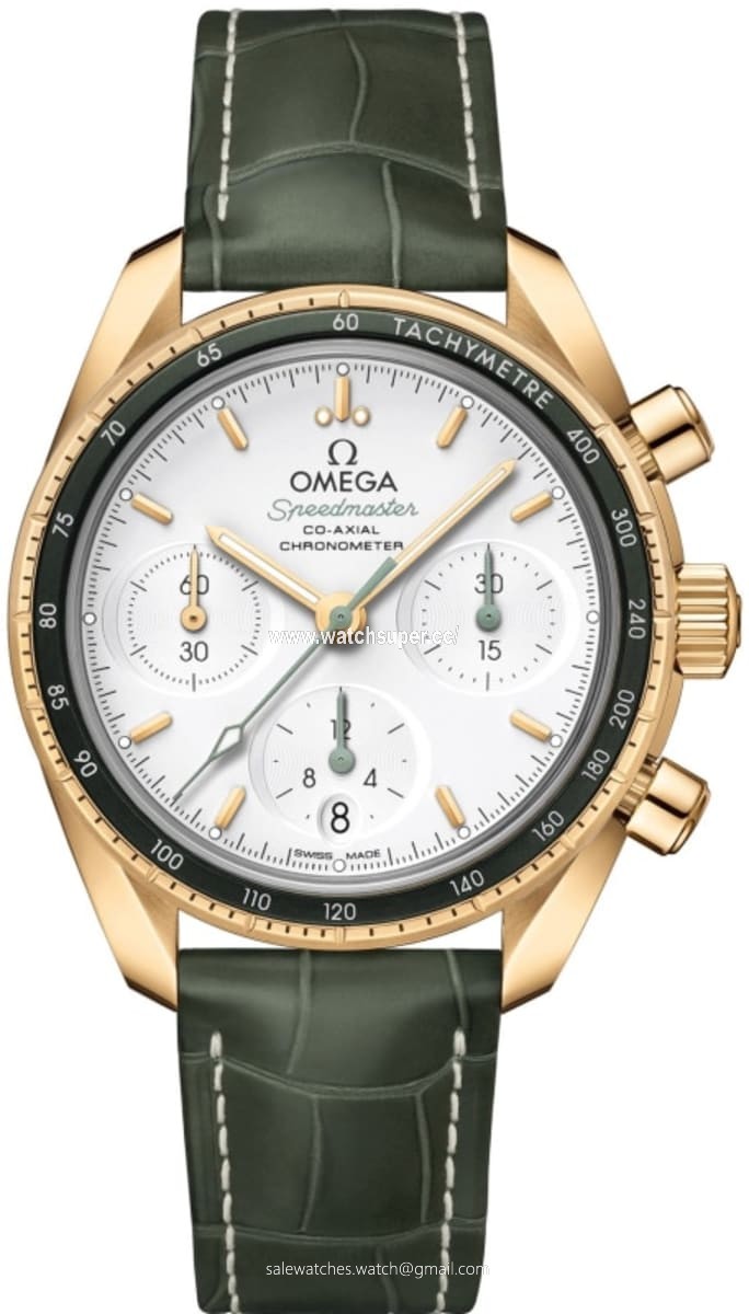 Omega Speedmaster Co-Axial Chronometer Chronograph 38mm 324.63.38.50.02.004 Yellow Gold Watch
