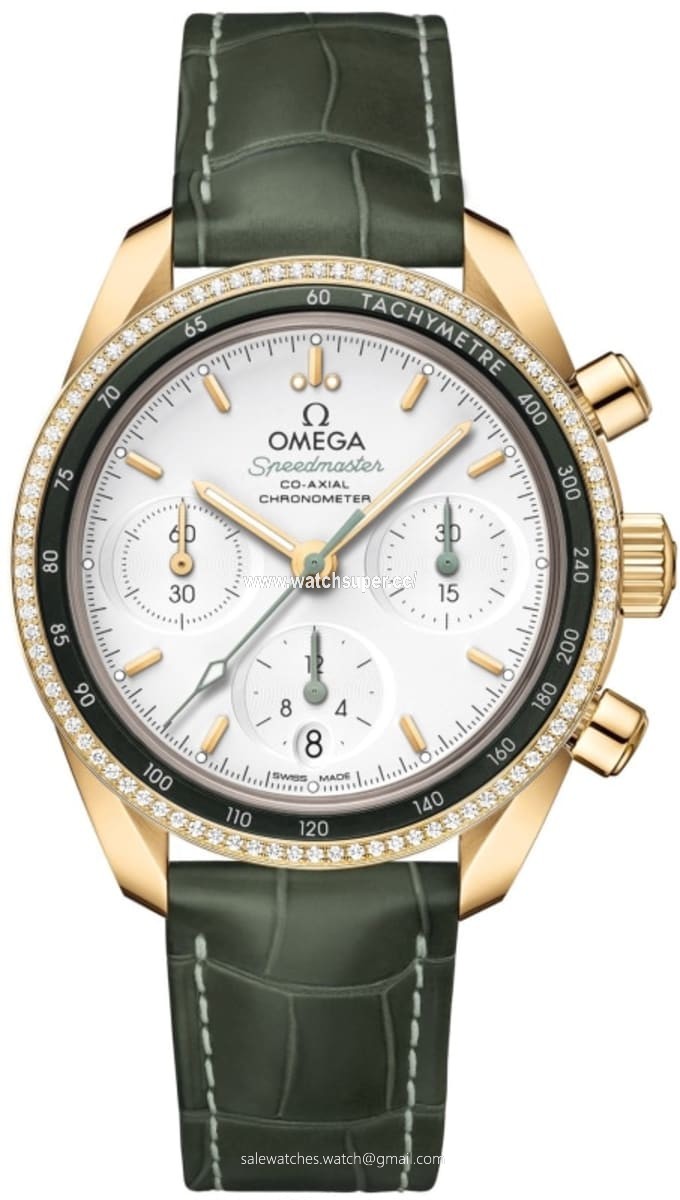 Omega Speedmaster Co-Axial Chronometer Chronograph 38mm 324.68.38.50.02.004 Yellow Gold Watch