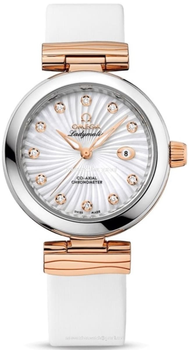 Omega De Ville Ladymatic 425.22.34.20.55.001 Rose Gold & Stainless Steel Watch