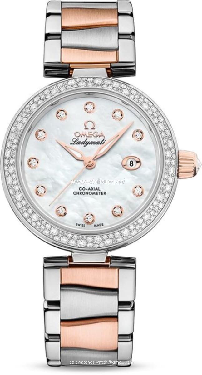 Omega De Ville Ladymatic  425.25.34.20.55.004 Rose Gold & Stainless Steel Watch