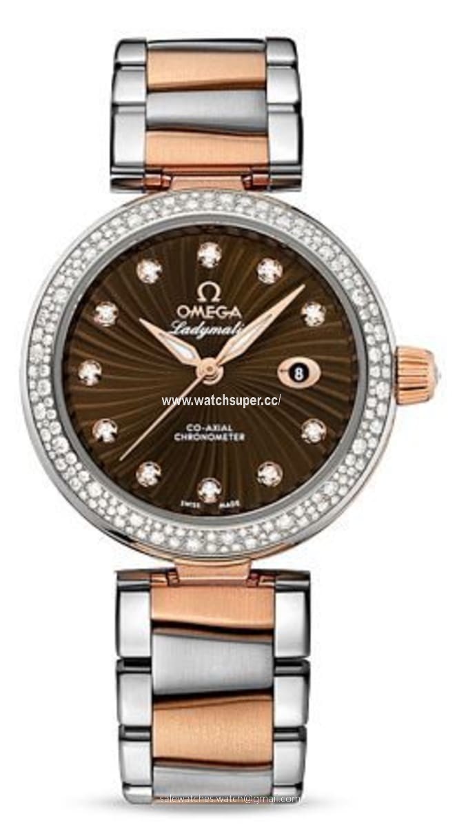 Omega De Ville Ladymatic 425.25.34.20.63.001 Rose Gold & Stainless Steel Watch