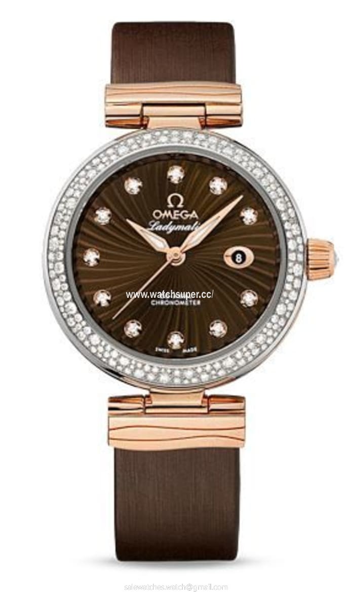 Omega De Ville Ladymatic 425.27.34.20.63.001 Rose Gold & Stainless Steel Watch