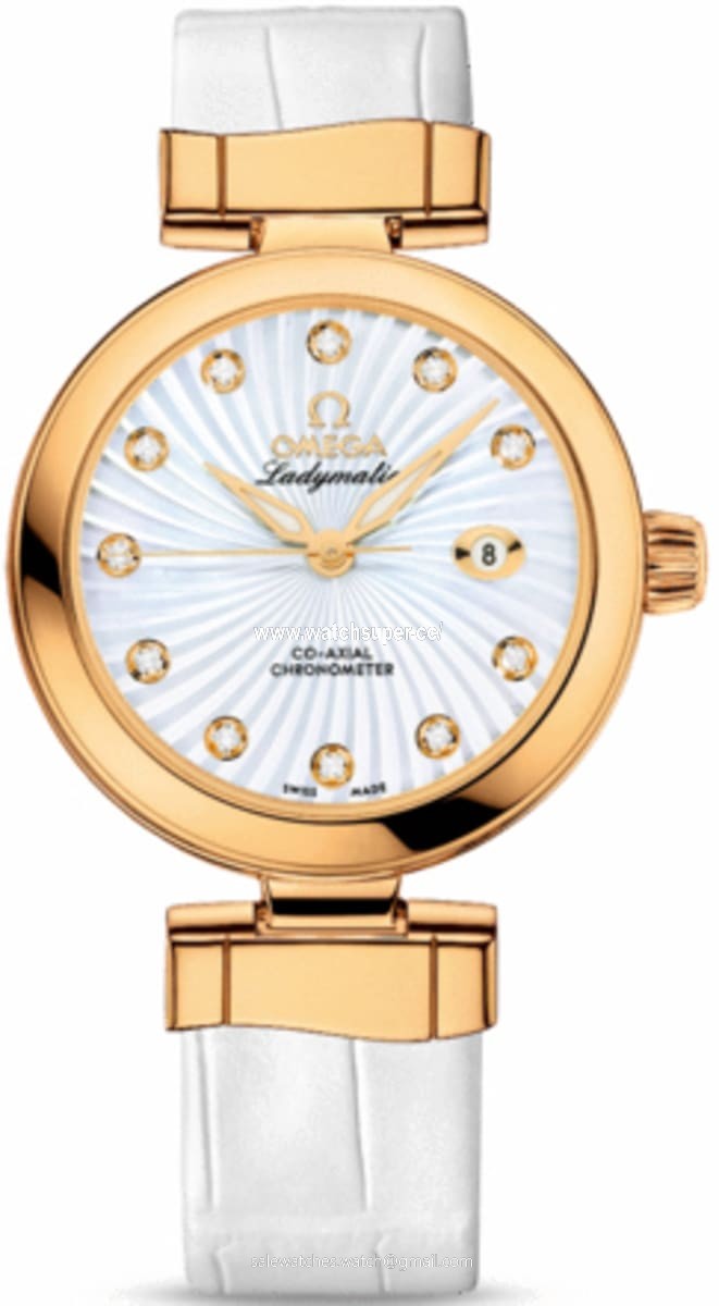Omega De Ville Ladymatic 425.63.34.20.55.002 Gold Watch