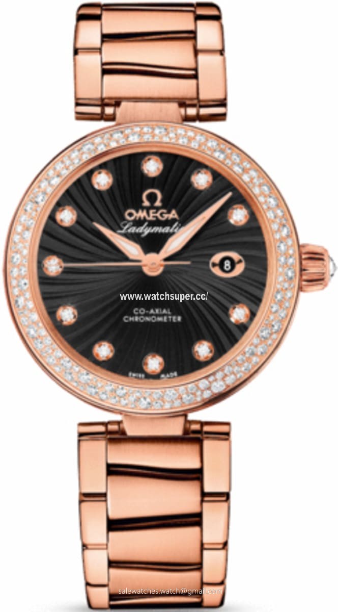 Omega De Ville Ladymatic 425.65.34.20.51.001 Gold Watch