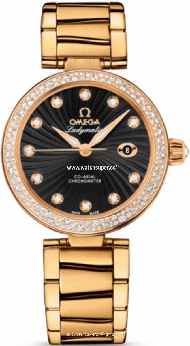 Omega De Ville Ladymatic 425.65.34.20.51.002 Gold Watch