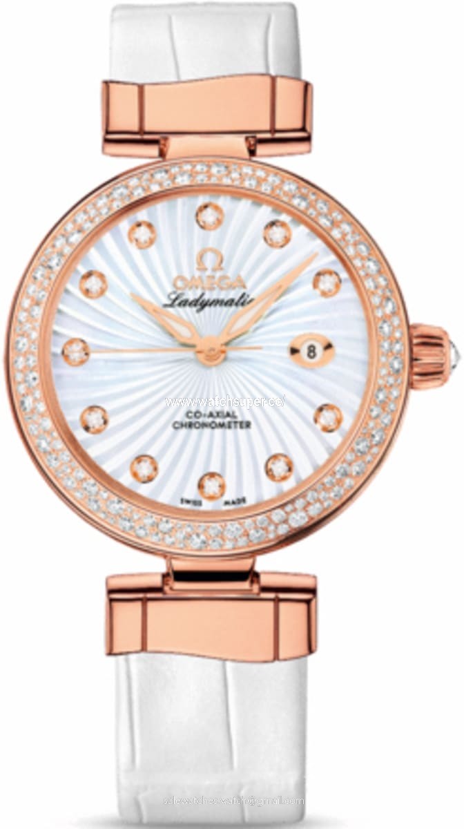 Omega De Ville Ladymatic 425.68.34.20.55.001 Rose Gold Watch