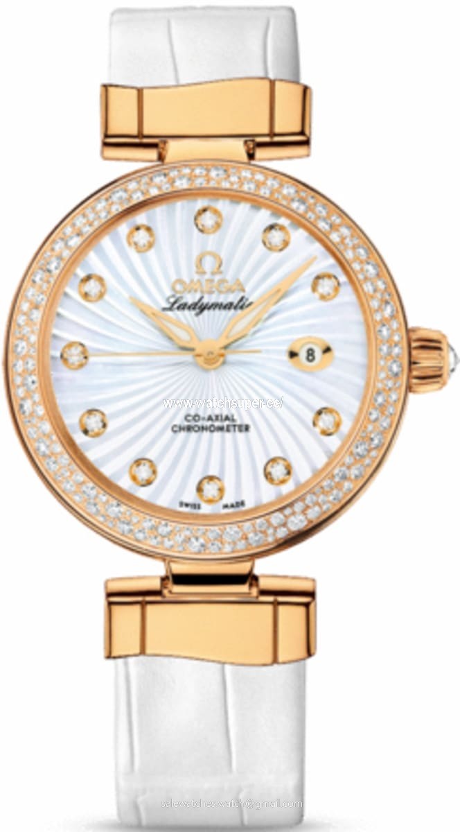 Omega De Ville Ladymatic 425.68.34.20.55.002 Gold Watch