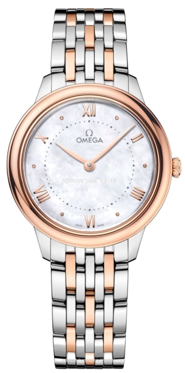 Omega De Ville Prestige Quartz 30mm 434.20.30.60.05.001 Rose Gold & Stainless Steel Watch