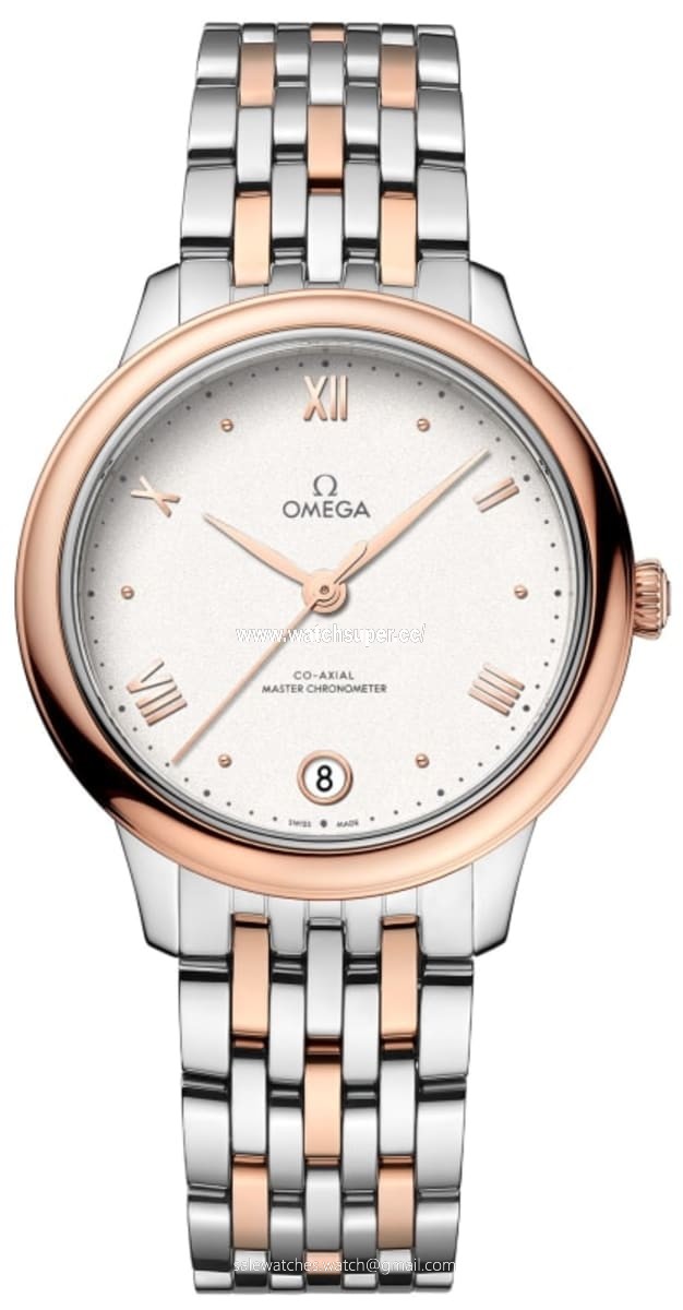 Omega De Ville Prestige Co-Axial Master Chronometer 34mm 434.20.34.20.02.001 Rose Gold & Stainless Steel Watch
