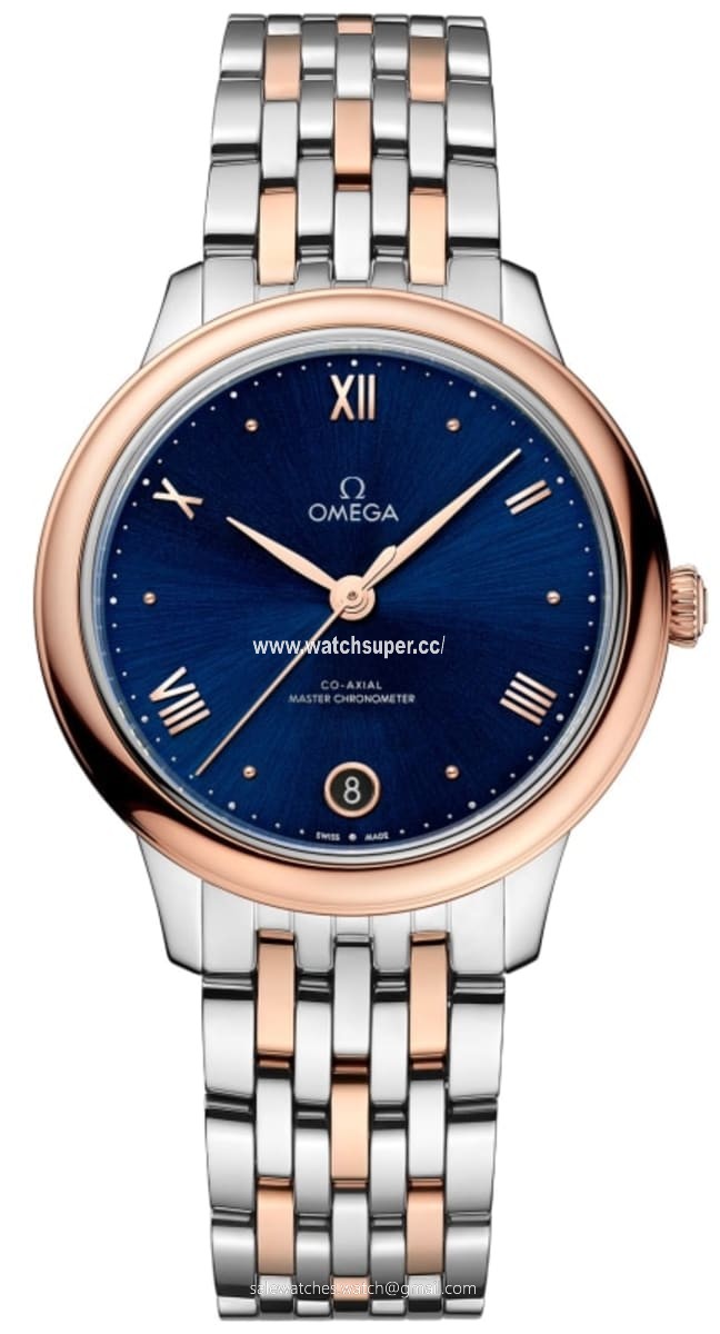 Omega De Ville Prestige Co-Axial Master Chronometer 34mm 434.20.34.20.03.001 Rose Gold & Stainless Steel Watch