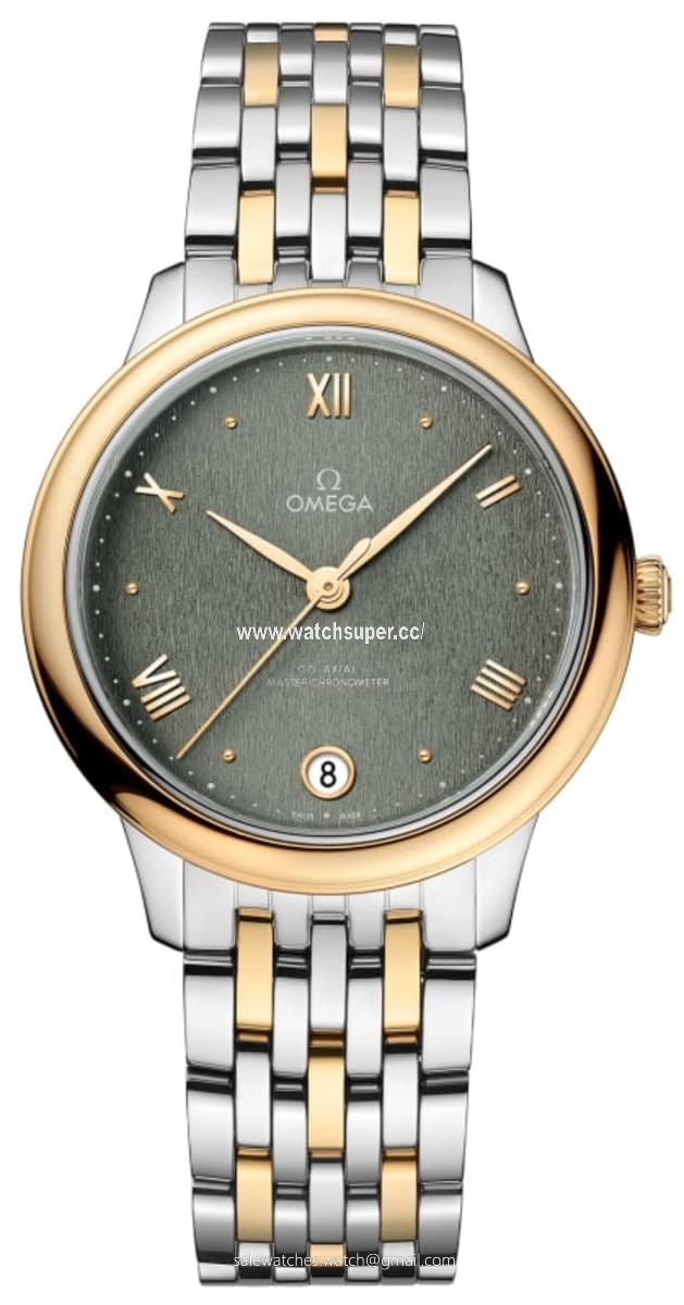 Omega De Ville Prestige Co-Axial Master Chronometer 34mm 434.20.34.20.10.001 Yellow Gold & Stainless Steel Watch