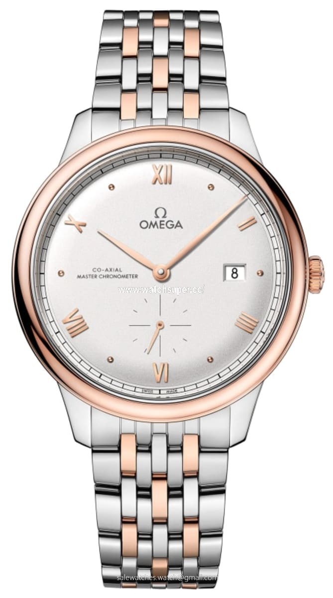Omega De Ville Prestige Co-Axial Master Chronometer Small Seconds 41mm 434.20.41.20.02.001 Rose Gold & Stainless Steel Watch