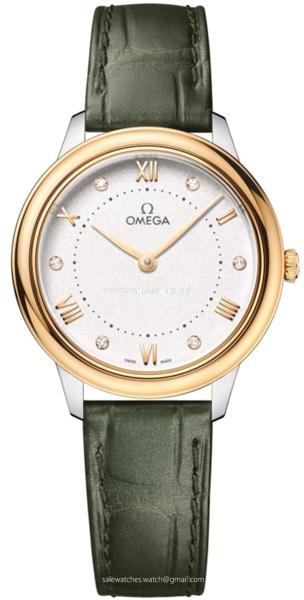 Omega De Ville Prestige Quartz 30mm 434.23.30.60.52.002 Yellow Gold & Stainless Steel Watch