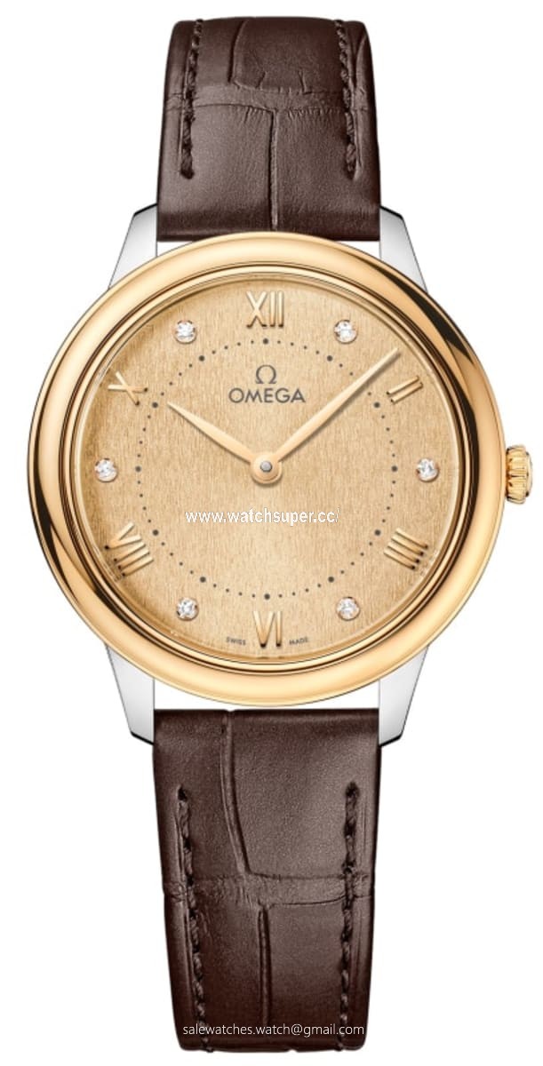Omega De Ville Prestige Quartz 30mm 434.23.30.60.58.001 Yellow Gold & Stainless Steel Watch