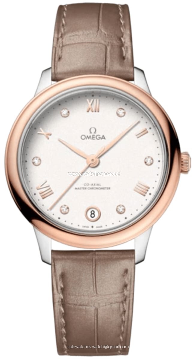 Omega De Ville Prestige Co-Axial Master Chronometer 34mm 434.23.34.20.52.001 Rose Gold & Stainless Steel Watch
