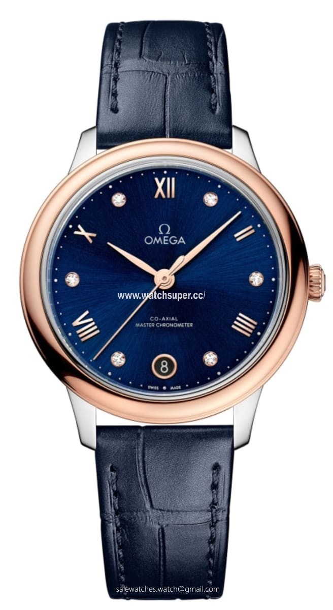 Omega De Ville Prestige Co-Axial Master Chronometer 34mm 434.23.34.20.53.001 Rose Gold & Stainless Steel Watch