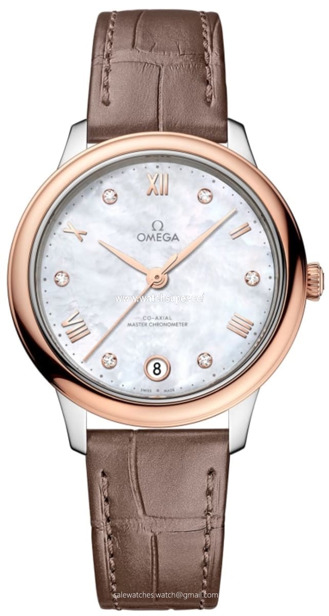 Omega De Ville Prestige Co-Axial Master Chronometer 34mm 434.23.34.20.55.001 Rose Gold & Stainless Steel Watch