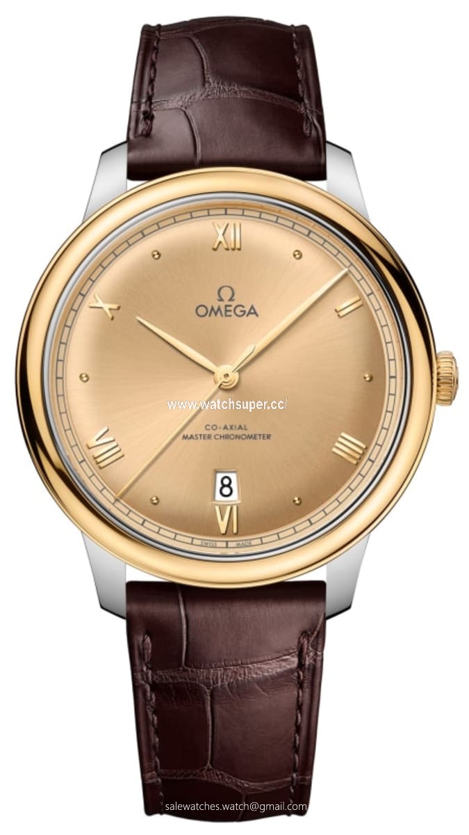 Omega De Ville Prestige Co-Axial Master Chronometer 40mm 434.23.40.20.08.001 Yellow Gold & Stainless Steel Watch