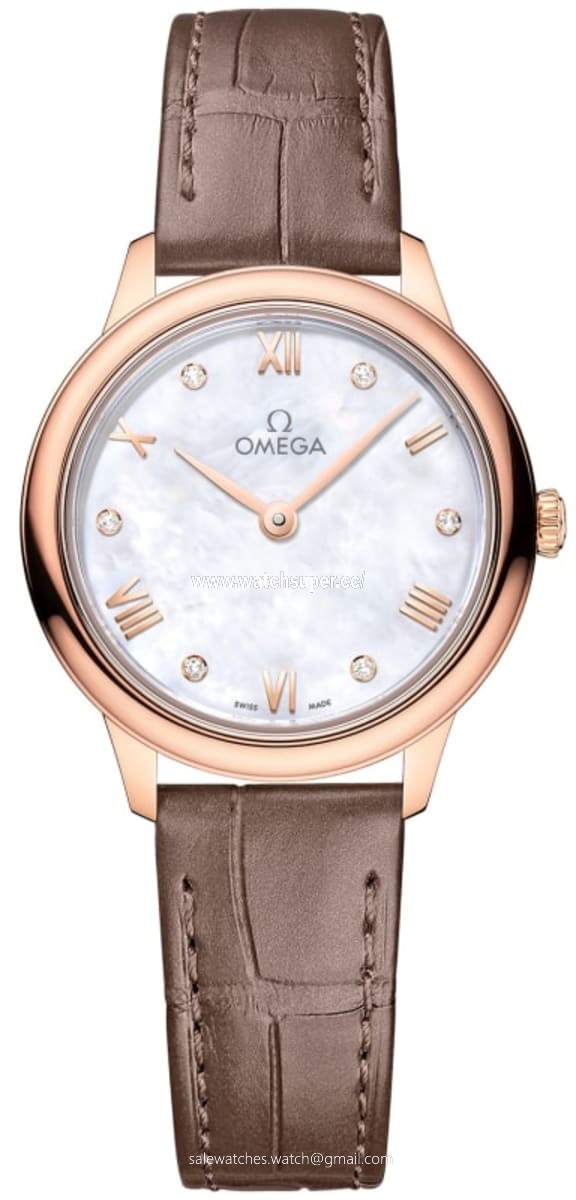Omega De Ville Prestige Quartz 27.5mm 434.53.28.60.55.001 Rose Gold Watch