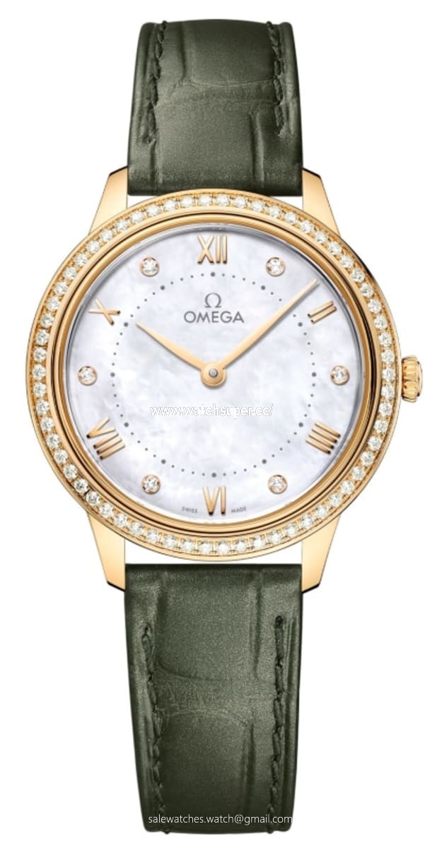 Omega De Ville Prestige Quartz 30mm 434.58.30.60.55.002 Yellow Gold Watch