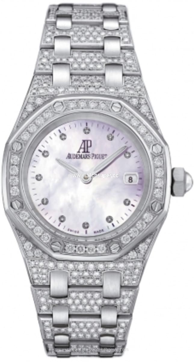 Audemars Piguet Royal Oak Quartz 67602BC.ZZ.1212BC.01 White Gold Watch