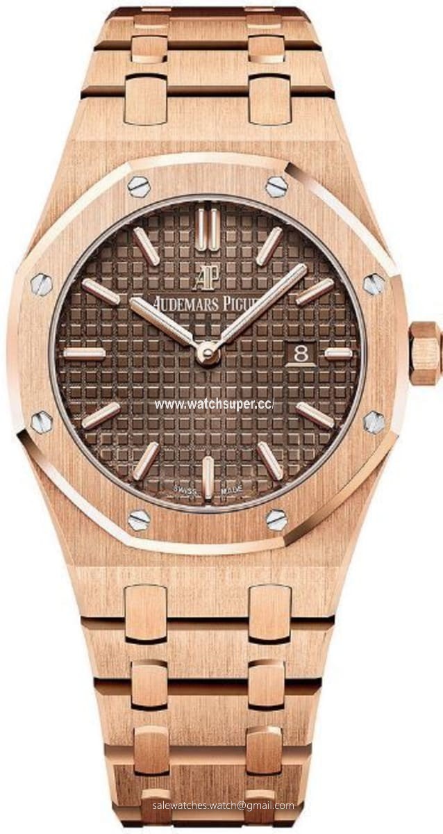 Audemars Piguet Royal Oak Quartz 67650OR.OO.1261OR.01 Rose Gold Watch