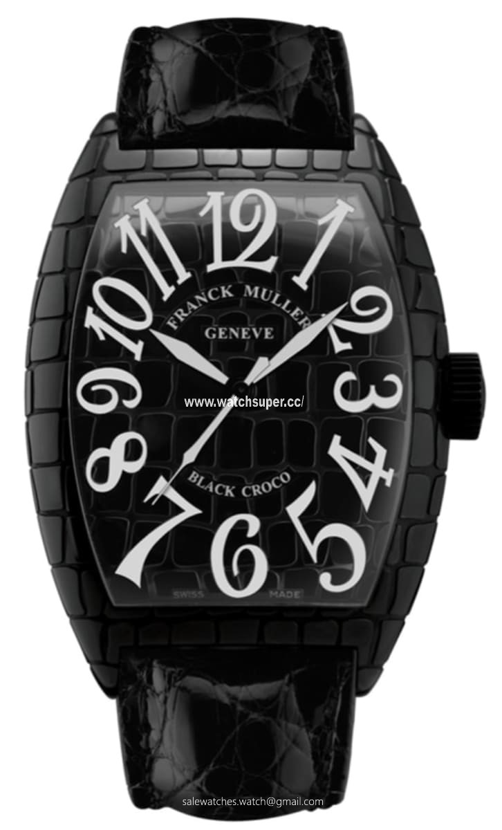 Franck Muller Cintree?Curvex  8880 SC BLK CRO AC Stainless Steel Watch