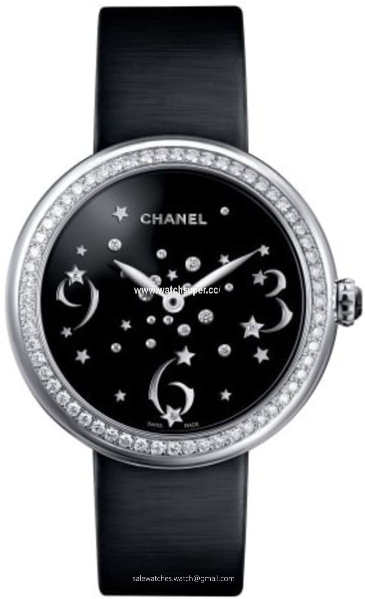 Chanel Mademoiselle Prive  H3097 White Gold Watch