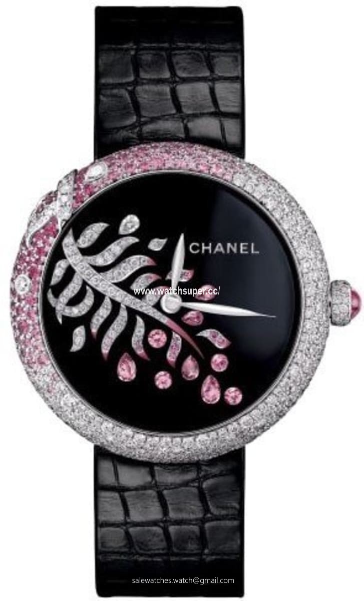 Chanel Mademoiselle Prive  H3098 White Gold Watch