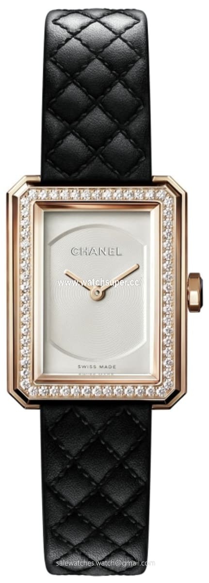Chanel Boy-Friend 18K Beige Gold H6590 Gold Watch