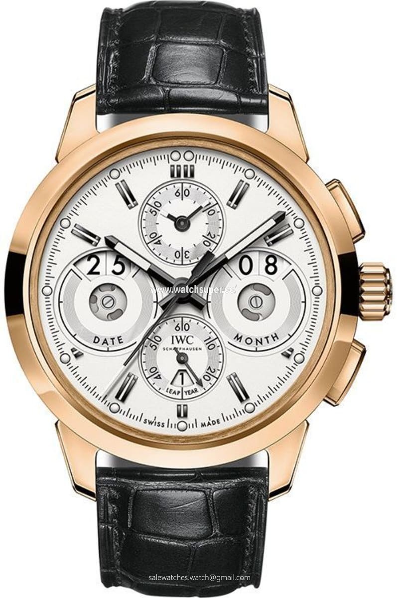 IWC Ingenieur Perpetual Calendar Digital Date-month IW381701 Rose Gold Watch