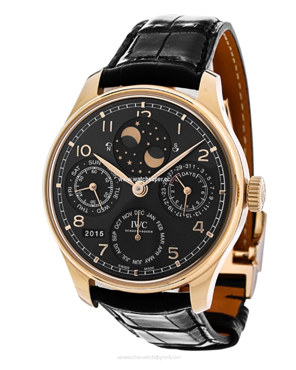 IWC Portugieser Perpetual Calendar IW503404 Gold Watch