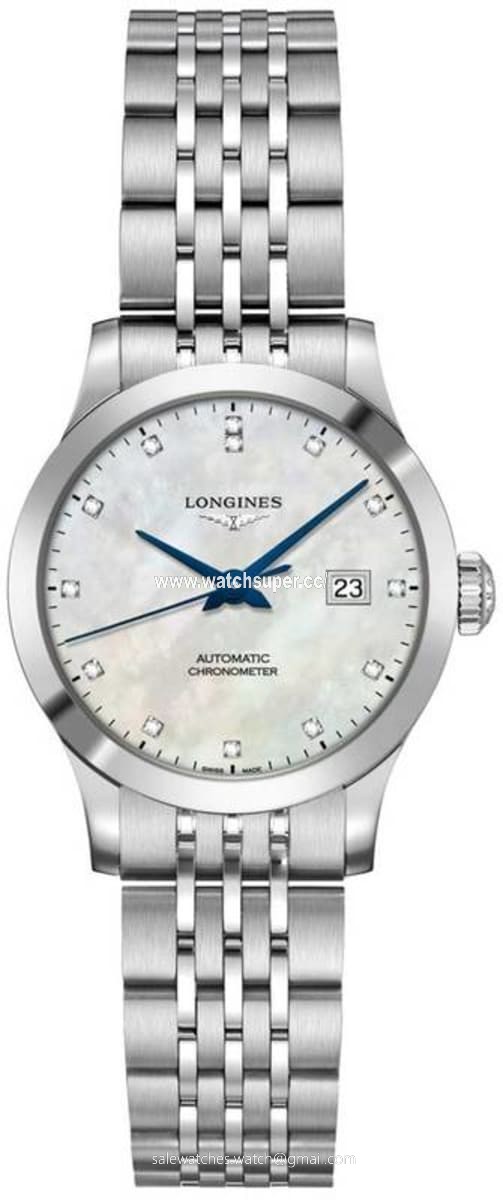 Longines Record  L2.321.4.87.6 Stainless Steel Watch