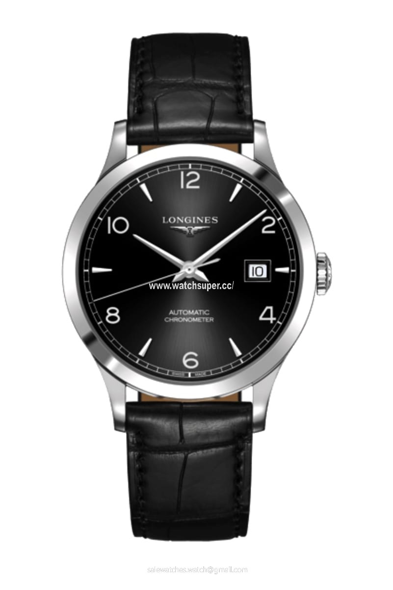 Longines Record Chronometer L2.821.4.56.2 Stainless Steel Watch