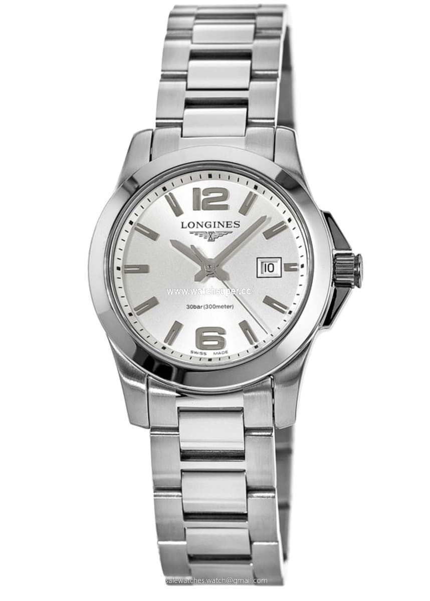 Longines Conquest Quartz L3.376.4.76.6 Stainless Steel Watch